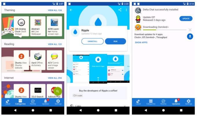 F-droid- google play alternative