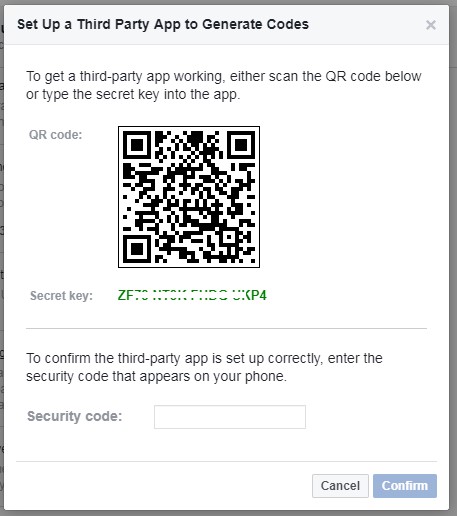 login approvals code issues facebook form