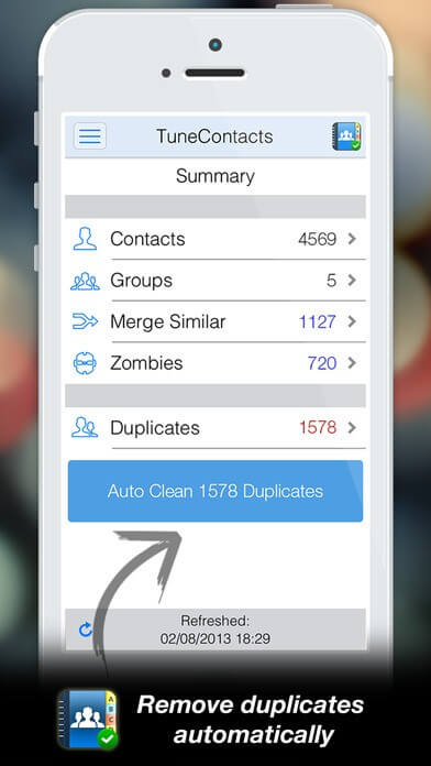 find and remover duplicate contacts