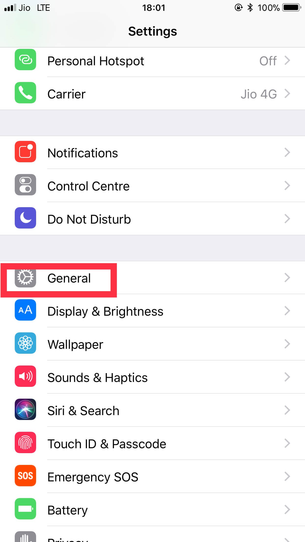 General iPhone