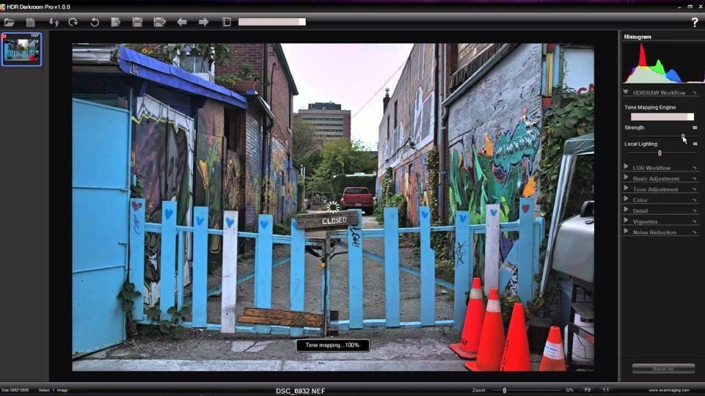 HDR darkroom