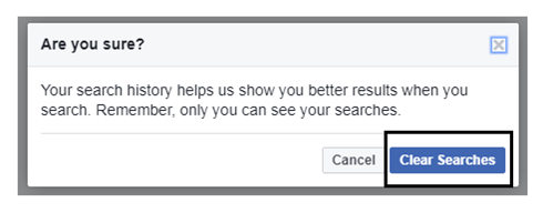 How To Clear Search History on Facebook