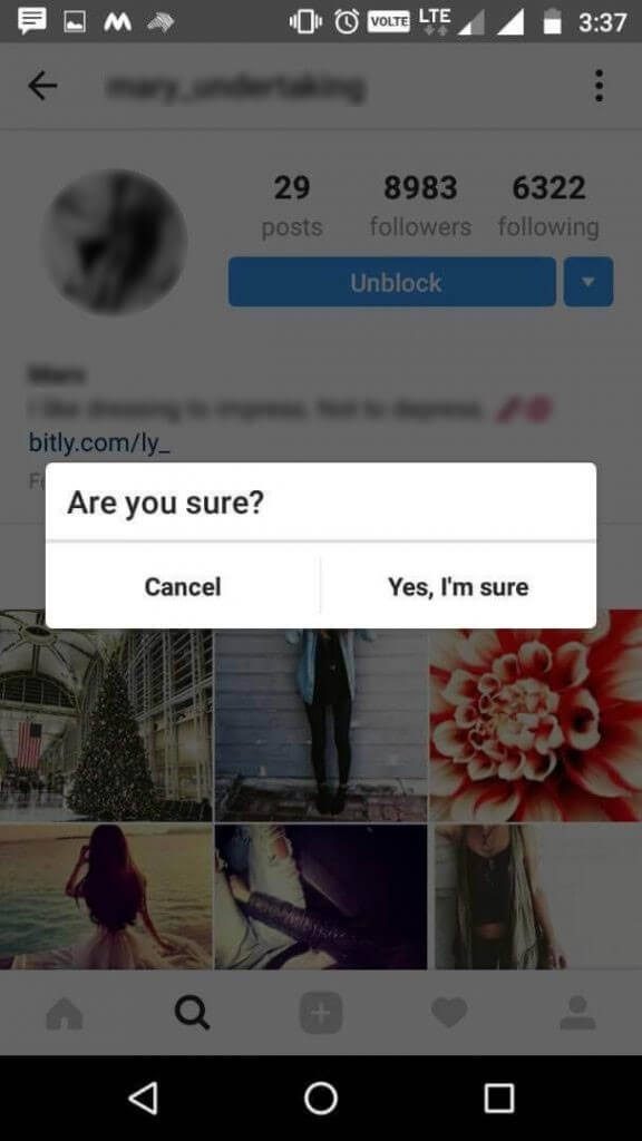 How to unblock someone on Instagram