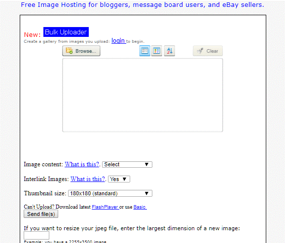 ImageVenue-free image sharing websites for photographers