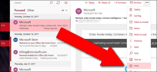 Important emails