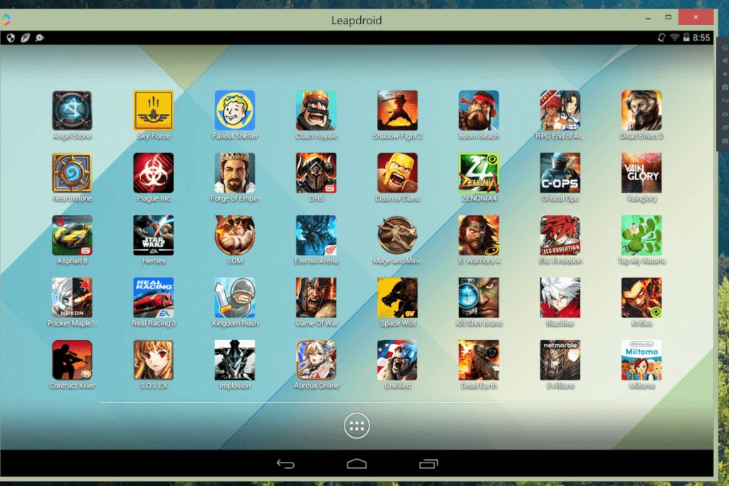 LeapDroid- best android emularoe for pc 2017