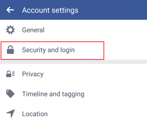 Logout using Facebook app