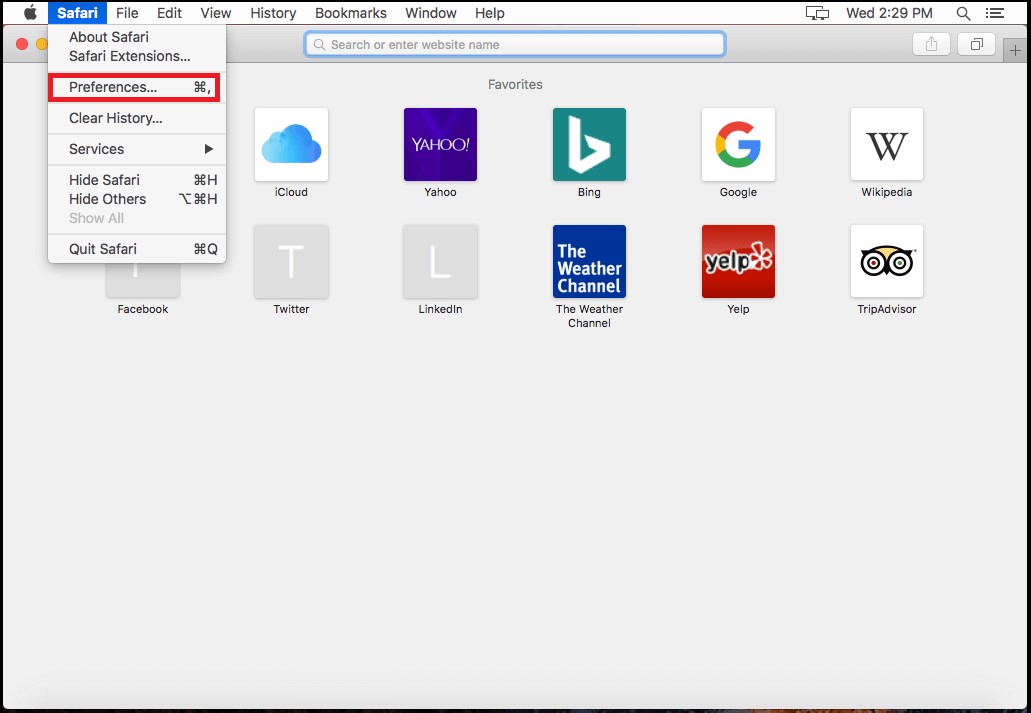 Mac safari