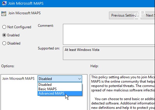 Microsoft maps