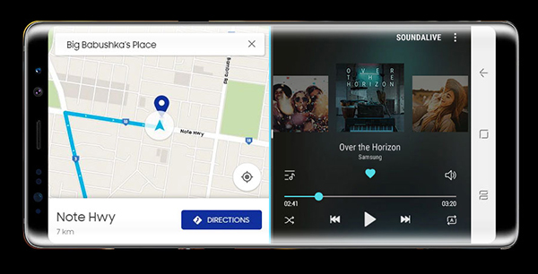 Multitask with Samsung Galaxy Note 8 Split Screen