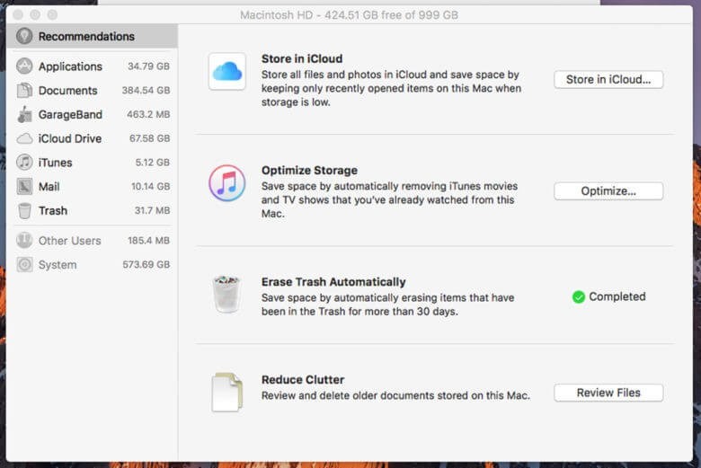 how to free up mac system storage free