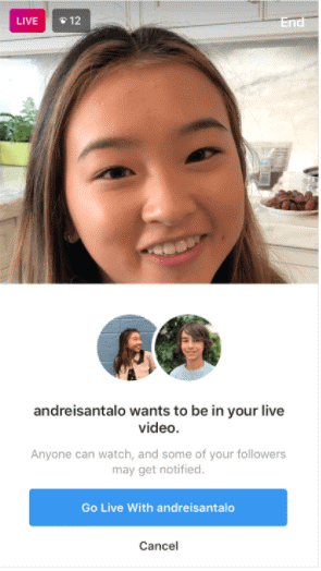 Respond To Instagram Livestream Request