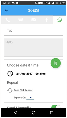 Schedule WhatsApp Messages On Android 5-1