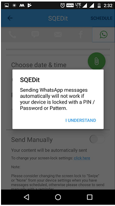 Schedule WhatsApp Messages On Android 5-1