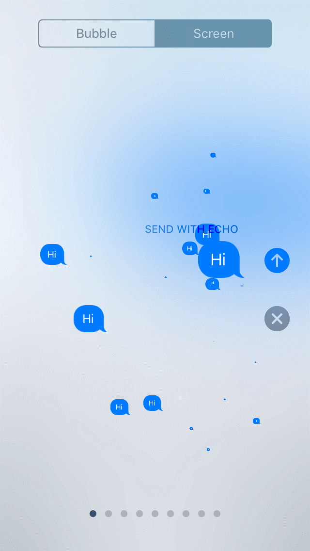 Send iMessage with Screen Effects