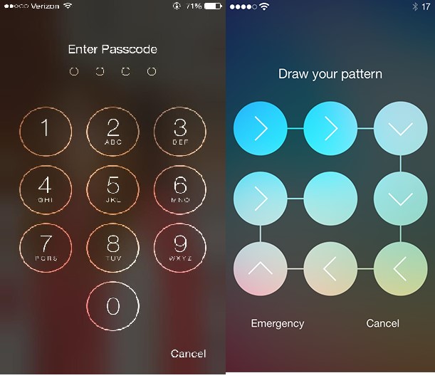 Set a passcode or pattern to unlock your phone