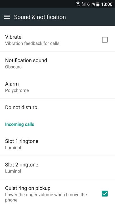 Sound and notifications