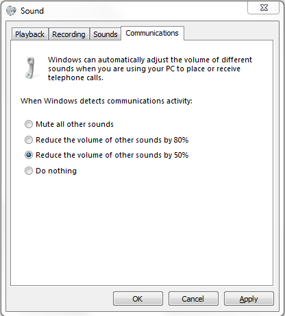 Stop Skype from Lowering Your Computer’s Volume