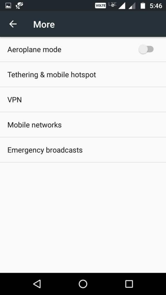 Tethering & mobile hotspot