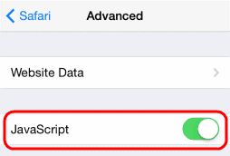 Use Safari Browser (iOS)