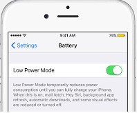 Use low Power Mode to Extend Battery Life