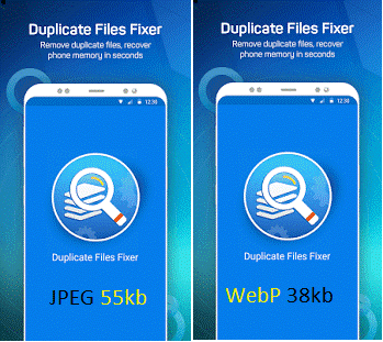 WebP Image format by Google