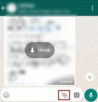 Whatsapp attachment