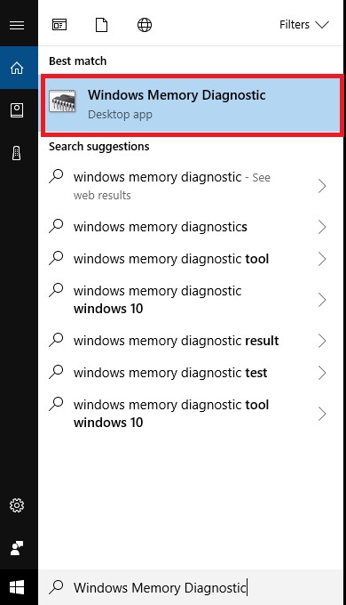 Windows Memory Diagnostic