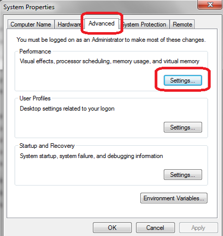 how to check virtual memory on windows 7