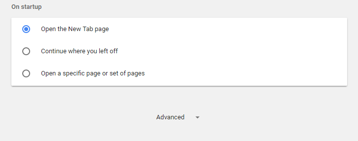 advanced in chrome