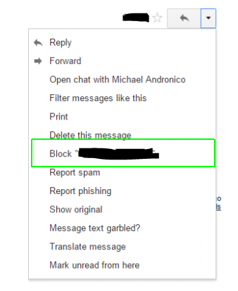 block mail gmail