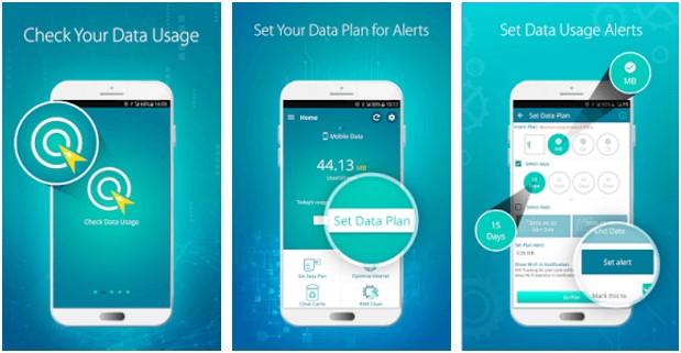 check your data usage