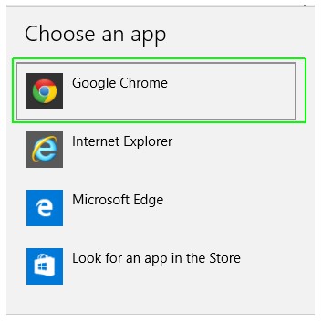 choose app