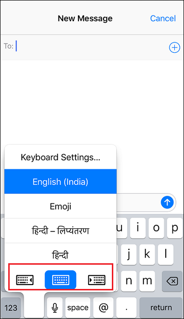 choose language