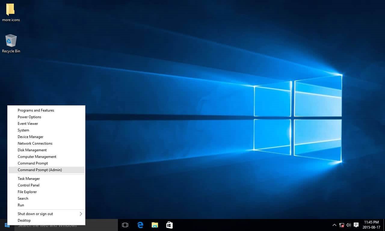 command prompt