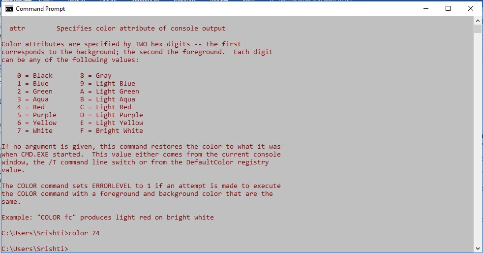 command prompt commands windows 8