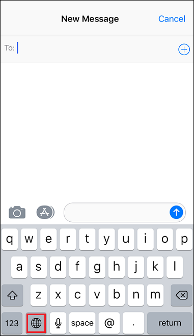 direct enable when typing one hand keyboard