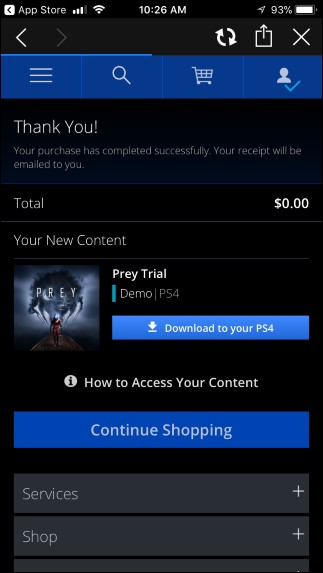 download the game on your PlayStation network