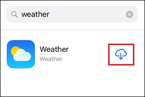 download weather app iPhone
