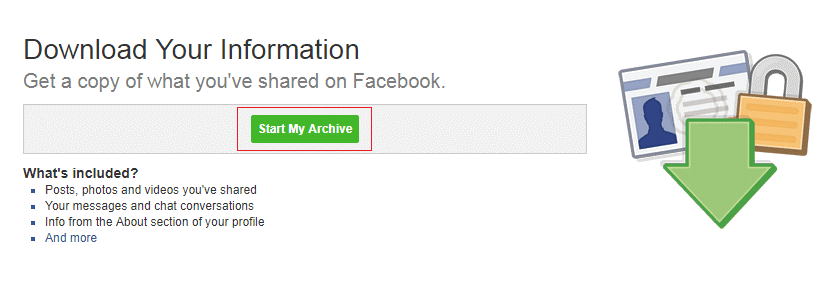 download your information data