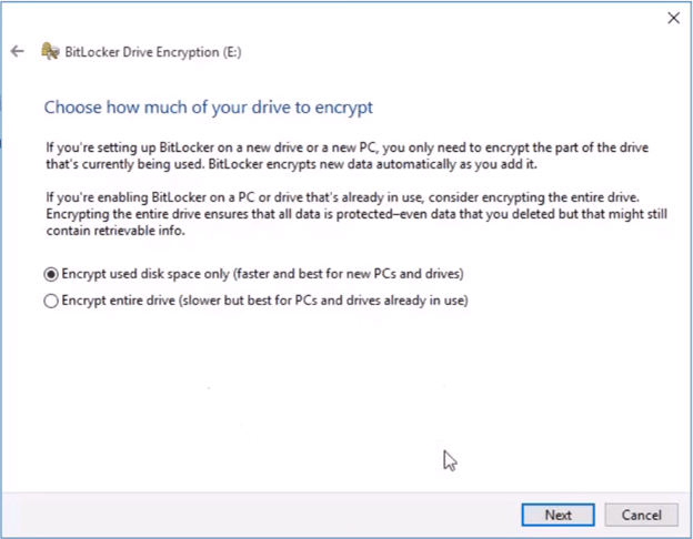 drive encryption