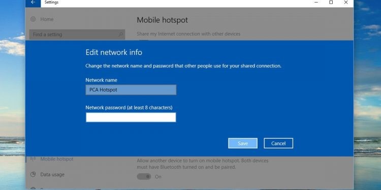 edit hotspot network
