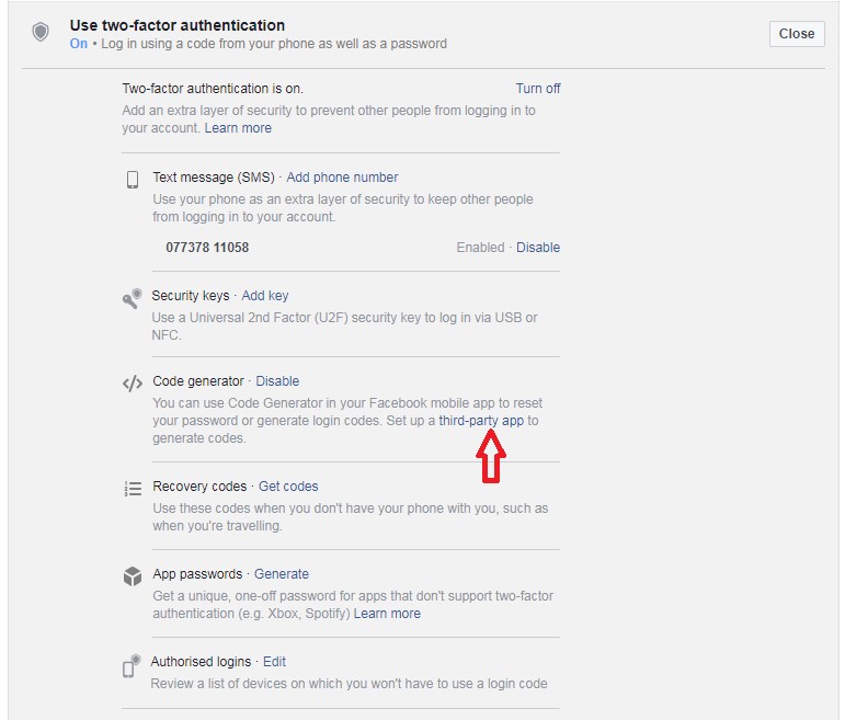 How To Use Google Authenticator To Generate Security Code For Facebook