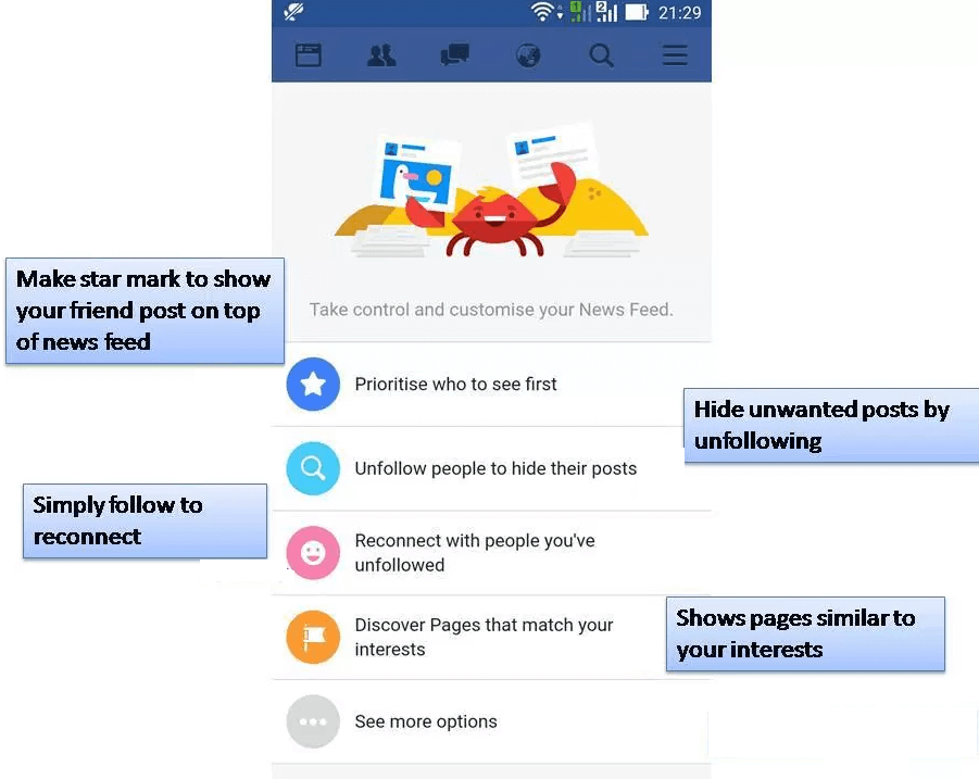 facebook news feed