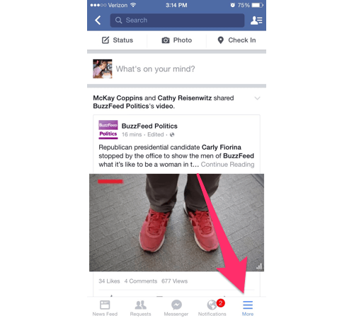 facebook priority