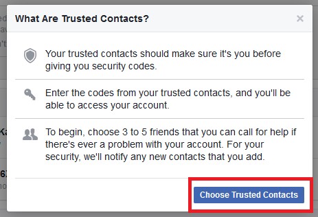 facebook trusted contacts