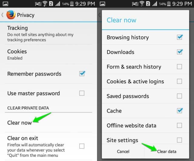 firefox privacy