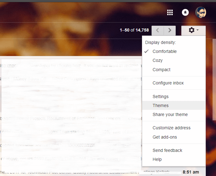 gmail theme