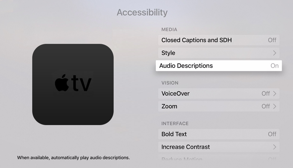 how to change menu button fucation in apple 4k tv