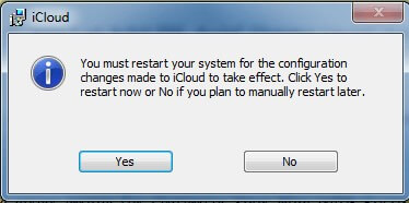 iCloud system configuration
